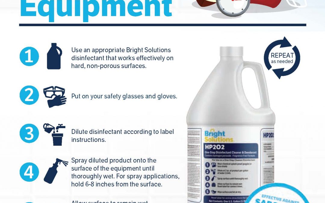 How to Disinfect – Athletic Equipment HP2O2