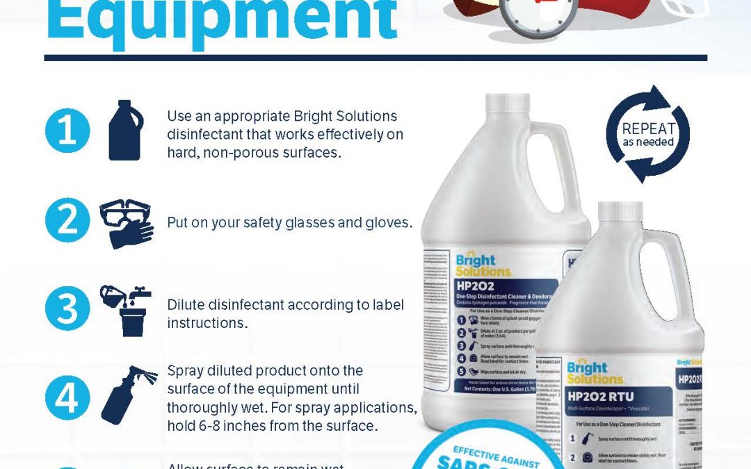 How to Disinfect – Athletic Equipment HP2O2 RTU