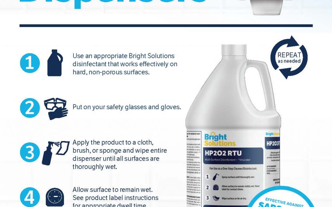 How to Disinfect – Dispensers HP2O2