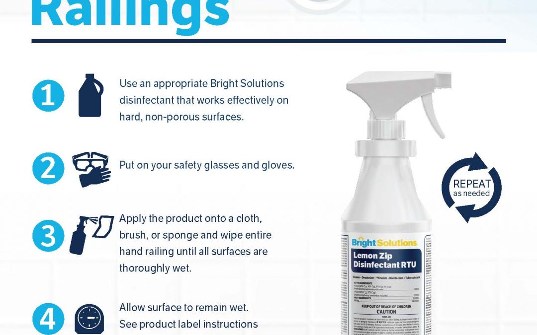 How to Disinfect – Hand Railings